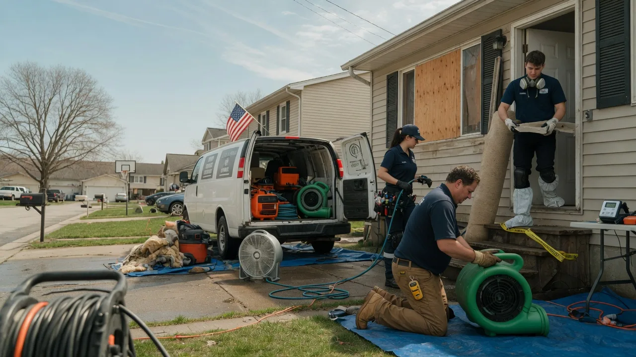 Water Damage Restoration in Grassflat, PA near me